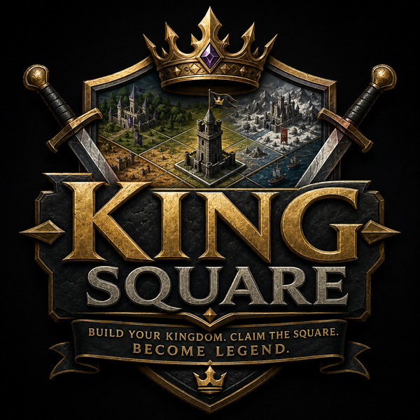 KingSquare — Build your kingdom. Claim the square. Become legend.